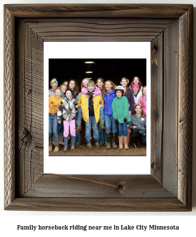 family horseback riding near me in Lake City, Minnesota